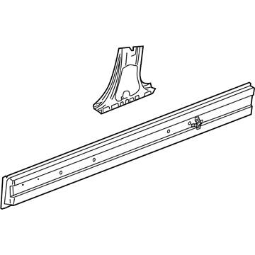 23381686 GM Inner Rocker, Driver Side Illustration 1 of 1