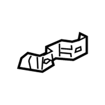 23125080 GM Rocker Reinforcement Bracket, Front Illustration 1 of 1