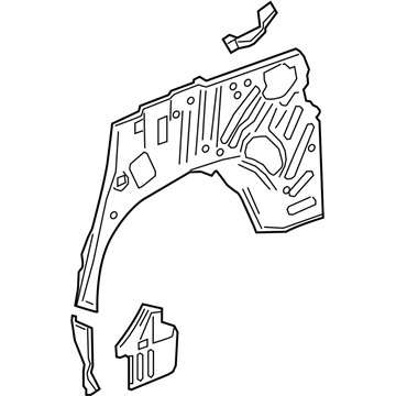 Chevy 84578751 Inner Quarter Panel