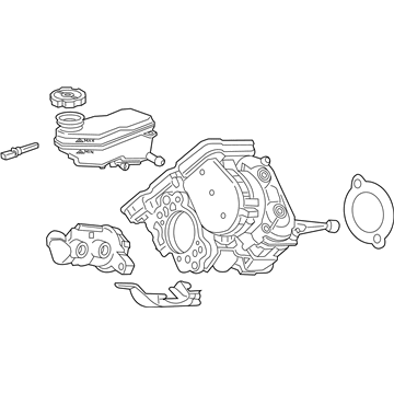 GM 84570241 Master Cylinder Assembly 84570241 GM Master Cylinder Assembly Illustration 1 of 1