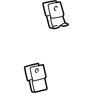 GM 22541970 Sash Channel, Front 22541970 GM Sash Channel, Front Illustration 1 of 1