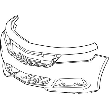 Chevy Impala Bumper Cover - 22990032