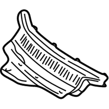 88973655 GM Cowl Grille Illustration 1 of 1