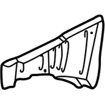 Pontiac 88970791 Cowl Side Panel