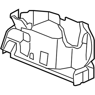 Saturn 25964235 Wheelhouse Trim