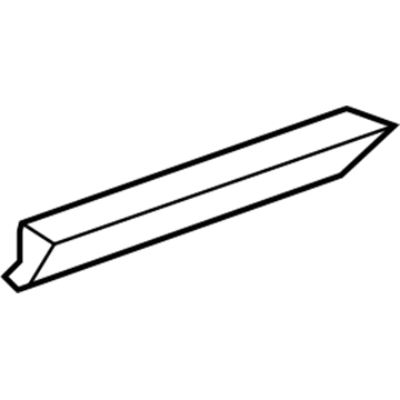 GM 25926387 Front Trim, Rear 25926387 GM Front Trim, Rear Illustration 1 of 1