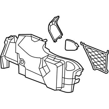 Buick 20922298 Trunk Side Trim