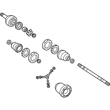 Chevy 26055390 Axle Assembly