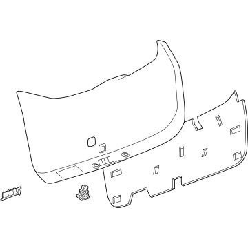 GMC 26504167 Lower Gate Trim