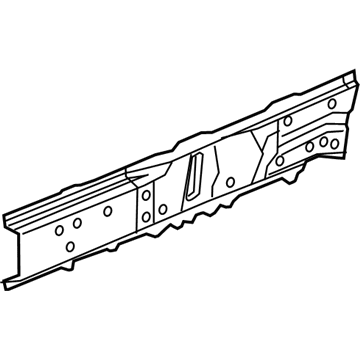 84190093 GM Rail Cover, Passenger Side Illustration 1 of 1