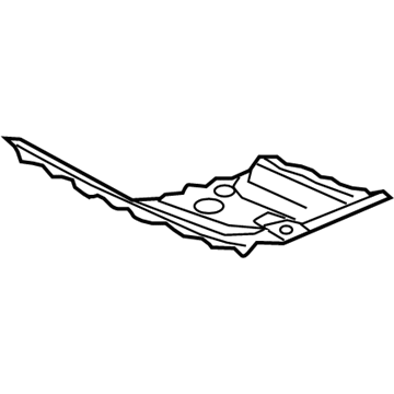 GM 84064867 Rail Extension, Driver Side 84064867 GM Rail Extension, Driver Side Illustration 1 of 1