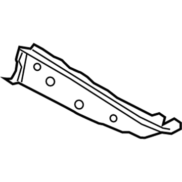 GM 23363112 Rear Reinforcement, Front Passenger Side 23363112 GM Rear Reinforcement, Front Passenger Side Illustration 1 of 1