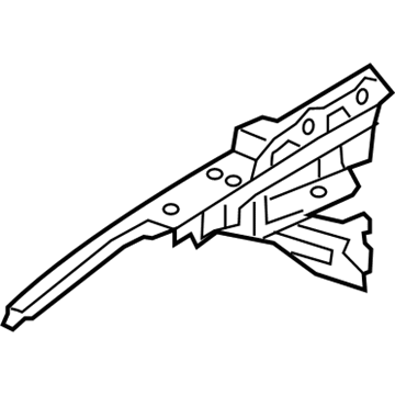 23352042 GM Upper Rail, Front Passenger Side Illustration 1 of 1