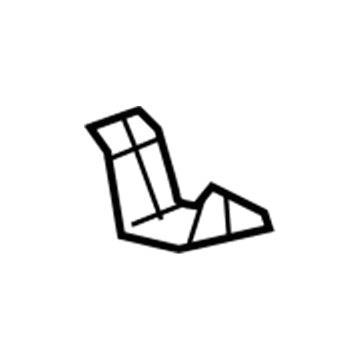 23499135 GM Rail Assembly Lower Bracket, Front Passenger Side Illustration 1 of 1