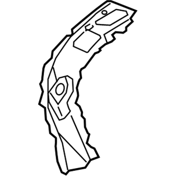 GM 23286059 Rear Extension, Front Inner Passenger Side 23286059 GM Rear Extension, Front Inner Passenger Side Illustration 1 of 1