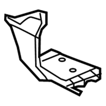 GM 84240928 Rail Extension, Passenger Side 84240928 GM Rail Extension, Passenger Side Illustration 1 of 1