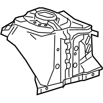 GM 42829460 Apron Panel, Front Driver Side 42829460 GM Apron Panel, Front Driver Side Illustration 1 of 1
