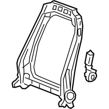 Cadillac 13548590 Seat Back Frame