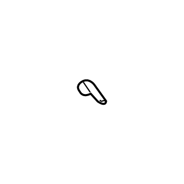GM 84401236 Recline Handle, Black, Front 84401236 GM Recline Handle, Black, Front Illustration 1 of 1