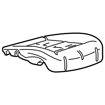 GM 84823333 Seat Cushion Pad 84823333 GM Seat Cushion Pad Illustration 1 of 1