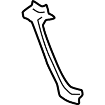 GM 15199234 Windshield Pillar Reinforcement, Front Passenger Side 15199234 GM Windshield Pillar Reinforcement, Front Passenger Side Illustration 1 of 1