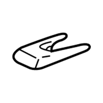 GM 10265548 Adjust Cover, Front Driver Side 10265548 GM Adjust Cover, Front Driver Side Illustration 1 of 1