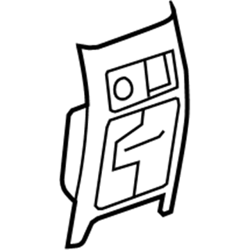 Chevy 20834866 Rear Trim Panel