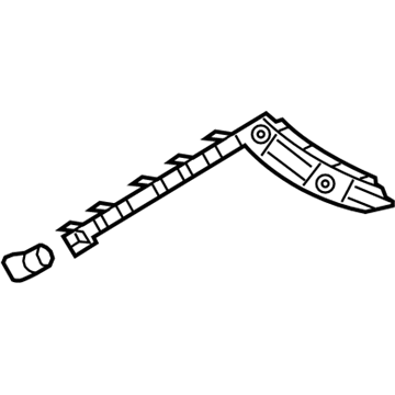 GM 23192015 Outer Bracket, Rear Driver Side 23192015 GM Outer Bracket, Rear Driver Side Illustration 1 of 1
