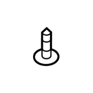 11571131 GM Heat Shield Mount Bolt, Front Illustration 1 of 1
