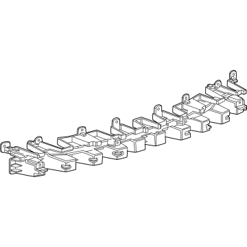 GM 42858373 Absorber, Bumper/Fascia Energy Absorber, Rear 42858373 GM Absorber, Bumper/Fascia Energy Absorber, Rear Illustration 1 of 1
