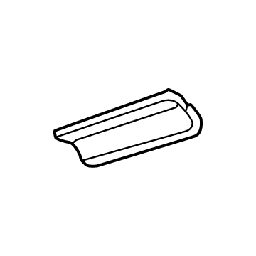 26395708 GM Cover-Lift Gate Inside Pull Handle *Backen Blackk Illustration 1 of 1