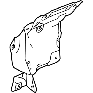 GM 60004665 Insulator, Shroud And Dash And Vent Duct Panel 60004665 GM Insulator, Shroud And Dash And Vent Duct Panel Illustration 1 of 1