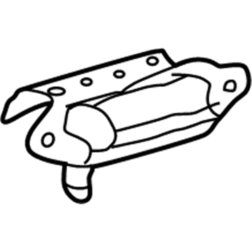 Pontiac Vibe Exterior Door Handle - 88972501