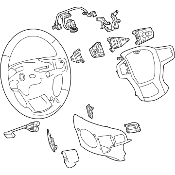 85594279 GM Steering Wheel Illustration 1 of 1