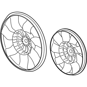 Chevy Malibu A/C Condenser Fan - 20757669