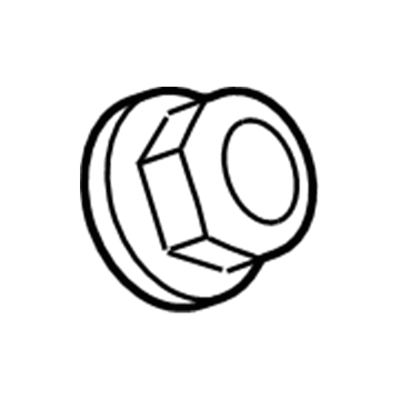 21044092 GM Steering Wheel Nut Illustration 1 of 1