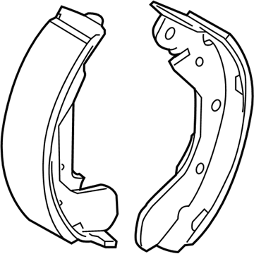 Chevy Aveo5 Brake Shoe Set - 42784756