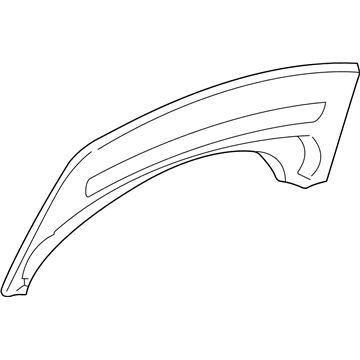 Chevy 12458773 Lift Gate Trim