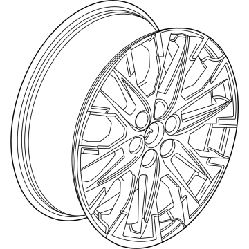 Chevy 84886618 Wheel, Alloy