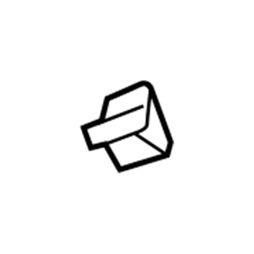 GM 20885819 Reveal Molding Retainer, Rear Upper 20885819 GM Reveal Molding Retainer, Rear Upper Illustration 1 of 1
