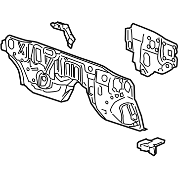 94718197 GM Lower Dash Panel Illustration 1 of 1