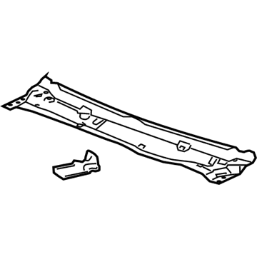 15816093 GM Plenum Panel Illustration 1 of 1