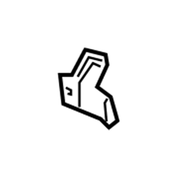 97245630 GM Plenum Panel Bracket Illustration 1 of 1