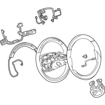 GM 85731709 Wheel Assembly-Steering *Very Dark At 85731709 GM Wheel Assembly-Steering *Very Dark At Illustration 1 of 1