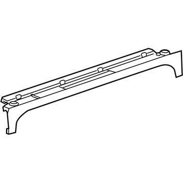 GM 23141866 Upper Baffle 23141866 GM Upper Baffle Illustration 1 of 1