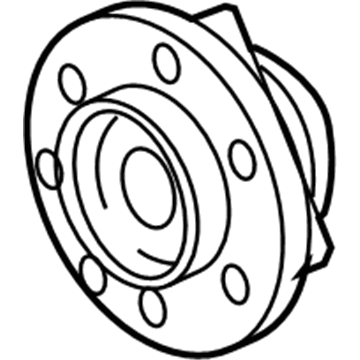 GM 25964890 Hub & Bearing, Front 25964890 GM Hub & Bearing, Front Illustration 1 of 1