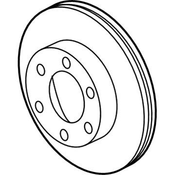 GM 15202106 Rotor, Front 15202106 GM Rotor, Front Illustration 1 of 1
