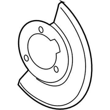 Hummer Backing Plate - 25907222