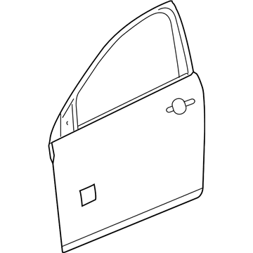 GM 20965461 Door Assembly, Front Driver Side 20965461 GM Door Assembly, Front Driver Side Illustration 1 of 1