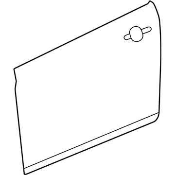 GM 19300788 Outer Panel, Front Passenger Side 19300788 GM Outer Panel, Front Passenger Side Illustration 1 of 1